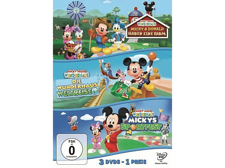 Micky Maus Wunderhaus - Sportfest/Weltreise/Farm [DVD]