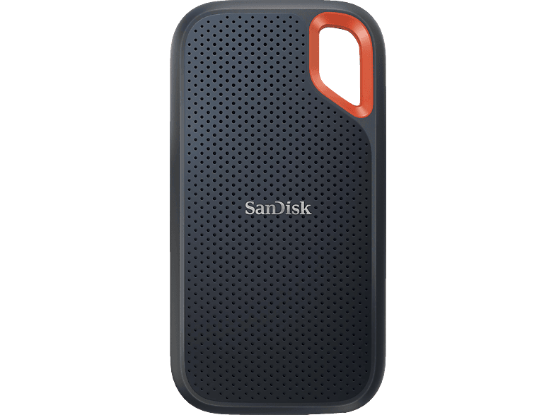 extern, SANDISK V2 TB Speicher, Portable SSD, Extreme 2 Grau/Orange