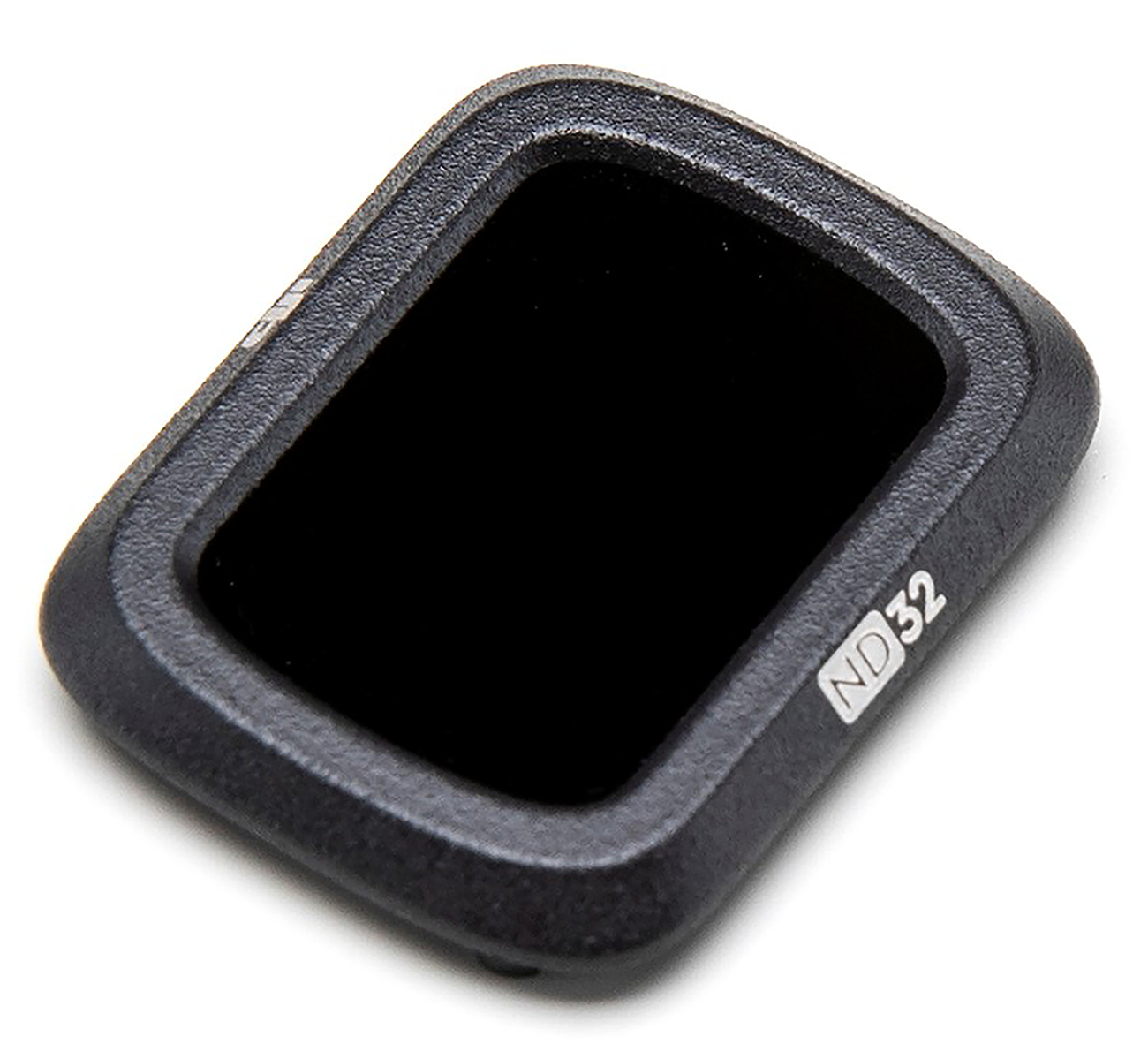Een zwart ND32-filter voor een cameralens, met de tekst 'ND32' op een witte achtergrond.