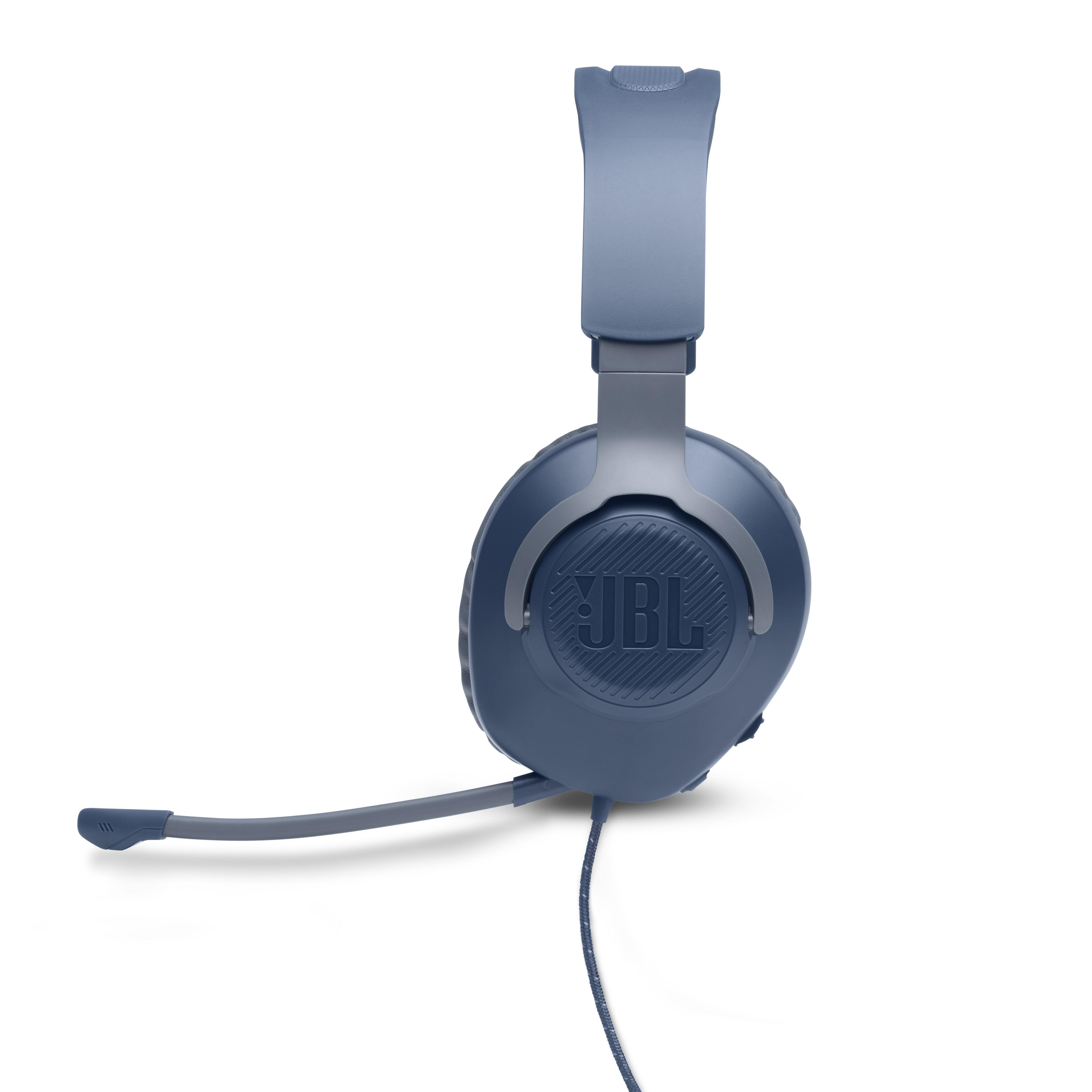 JBL Quantum 100, Over-ear Gaming Headset Blau