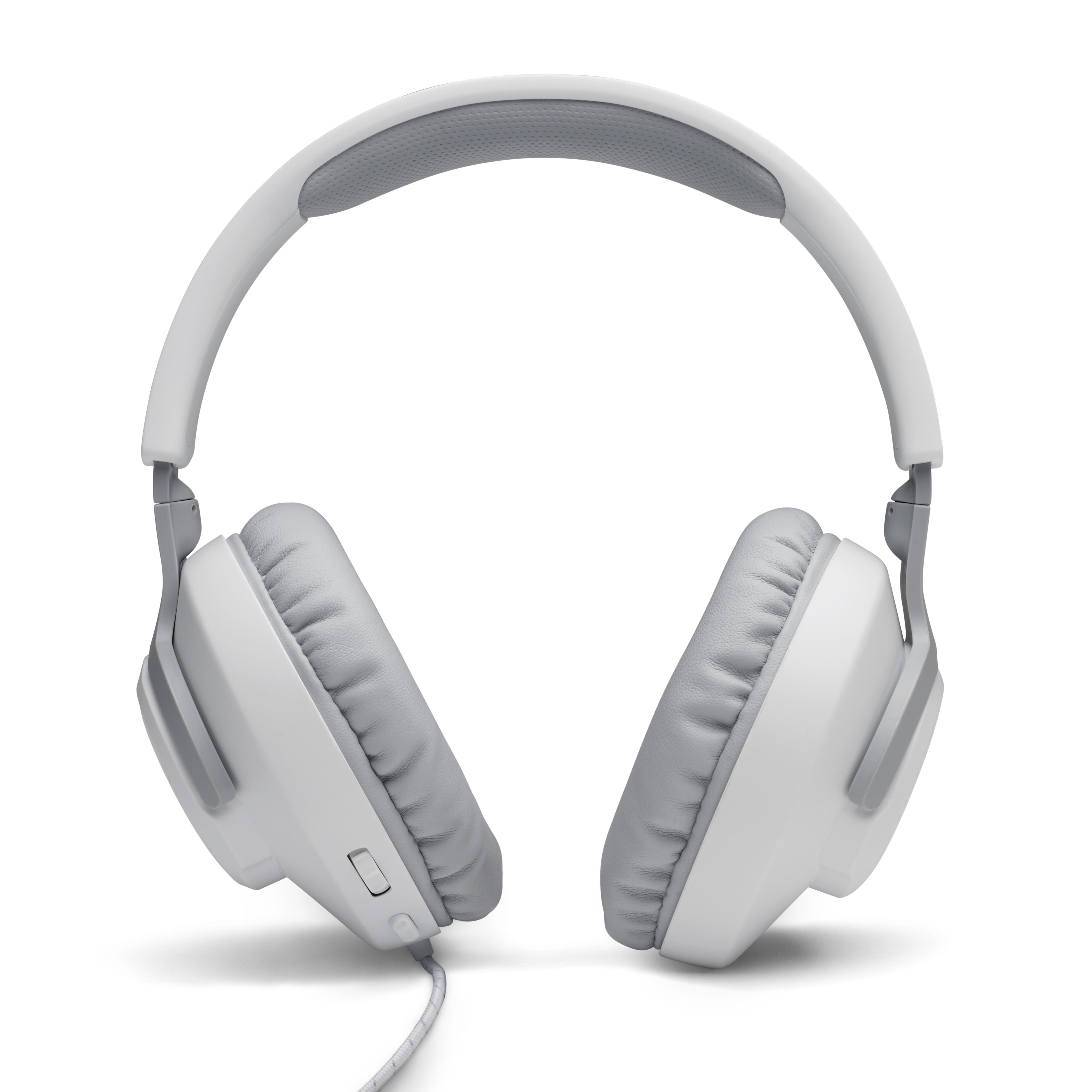 JBL QUANTUM 100, Over-ear Gaming Headset Weiß