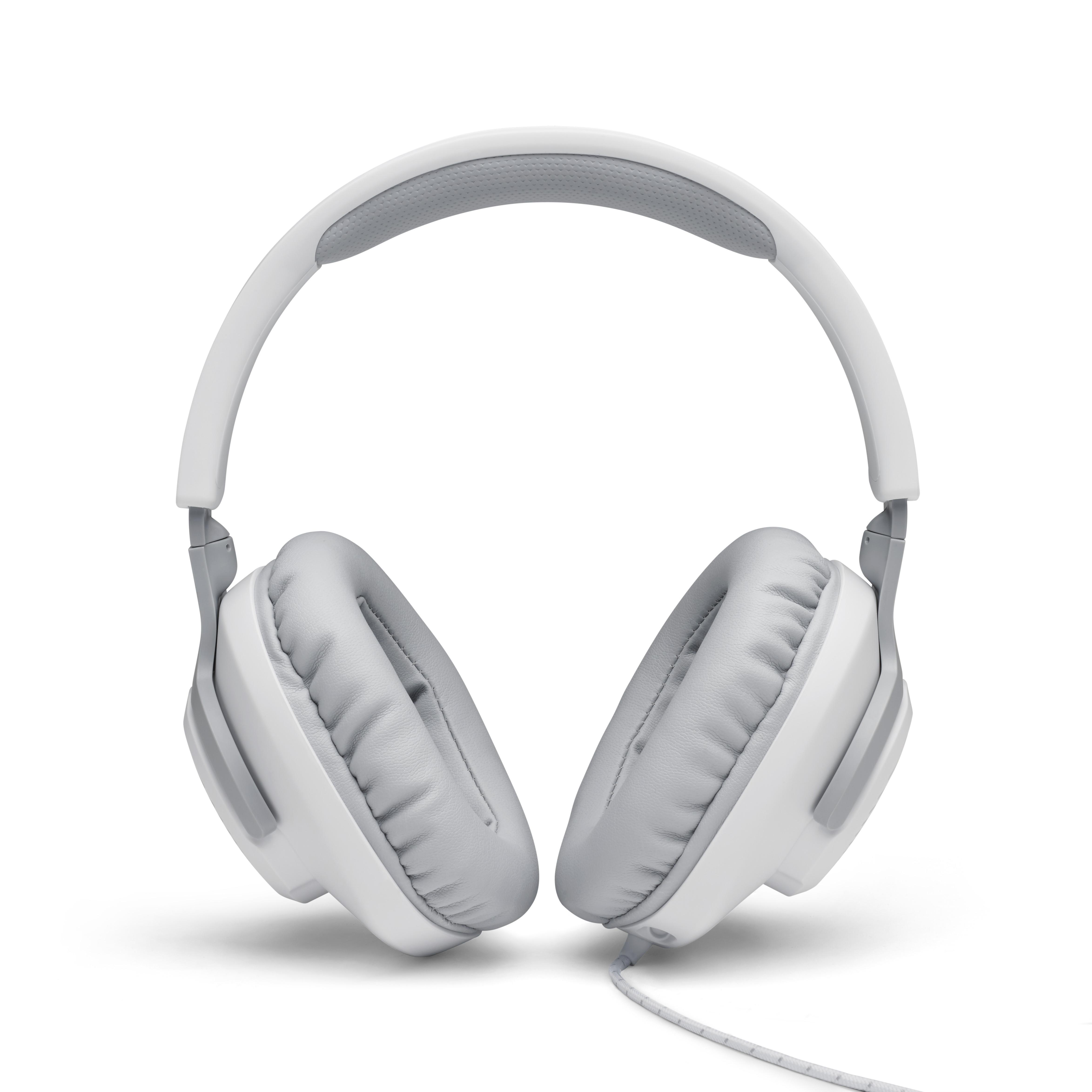JBL QUANTUM 100, Over-ear Gaming Headset Weiß