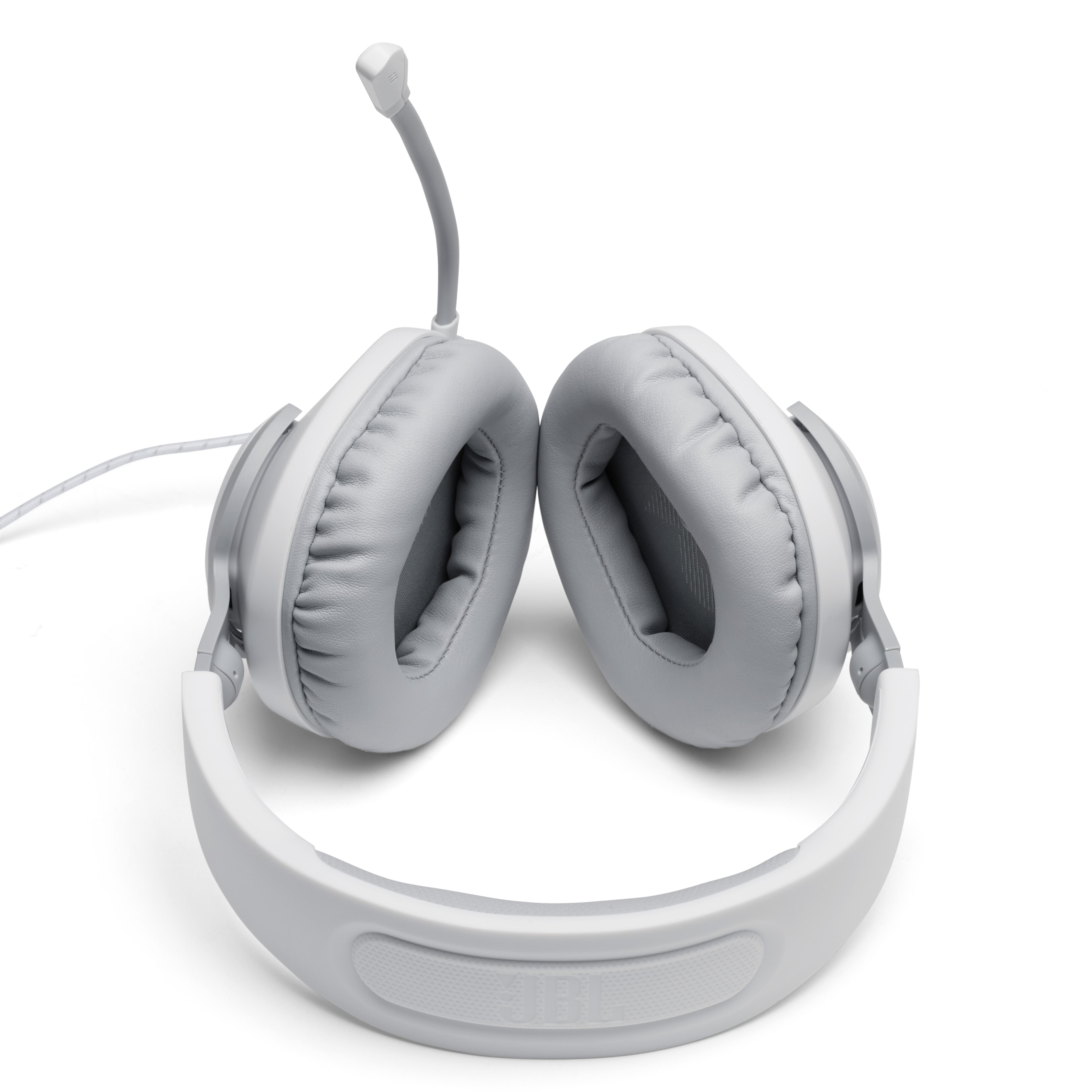 JBL QUANTUM 100, Over-ear Gaming Headset Weiß