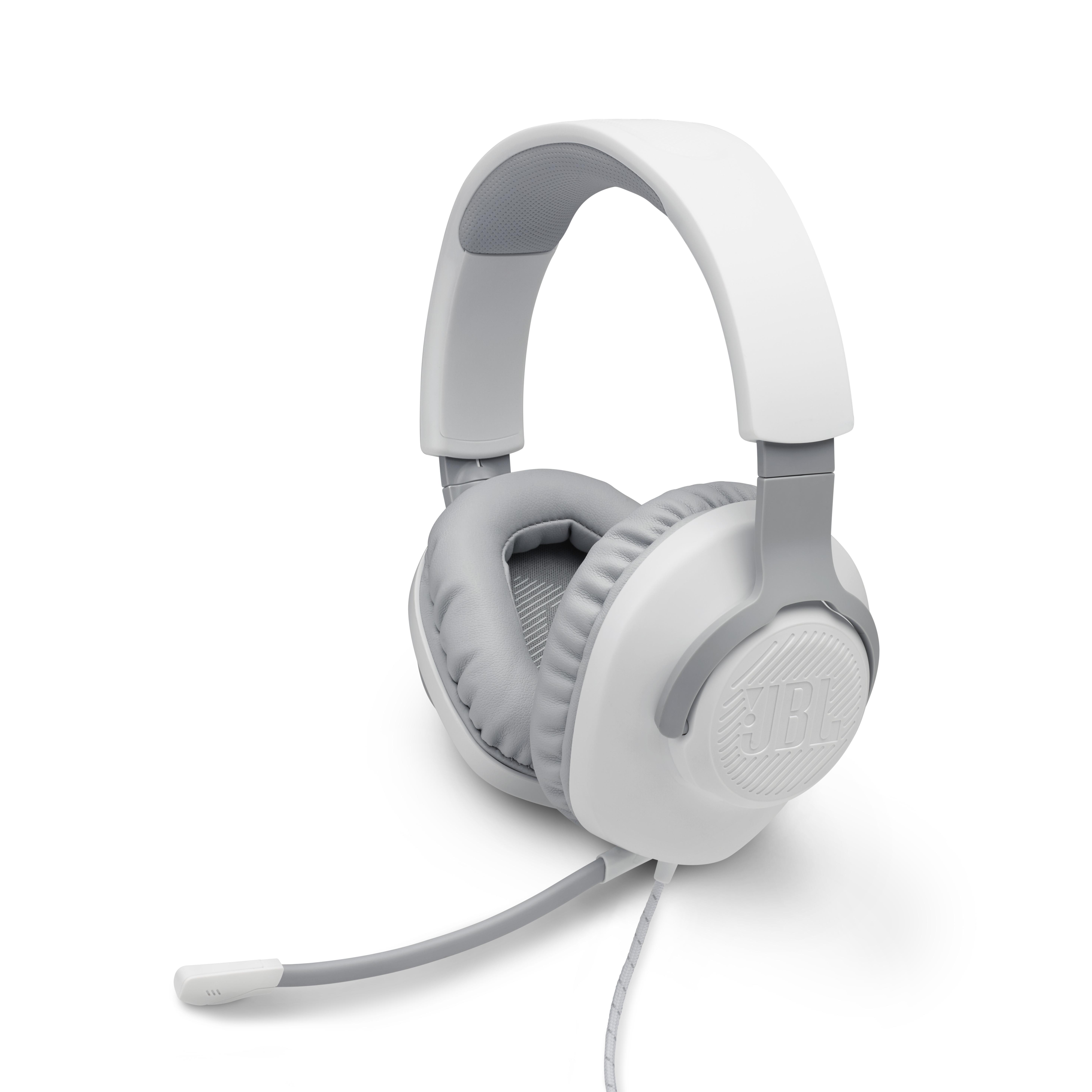 JBL QUANTUM 100, Over-ear Gaming Headset Weiß