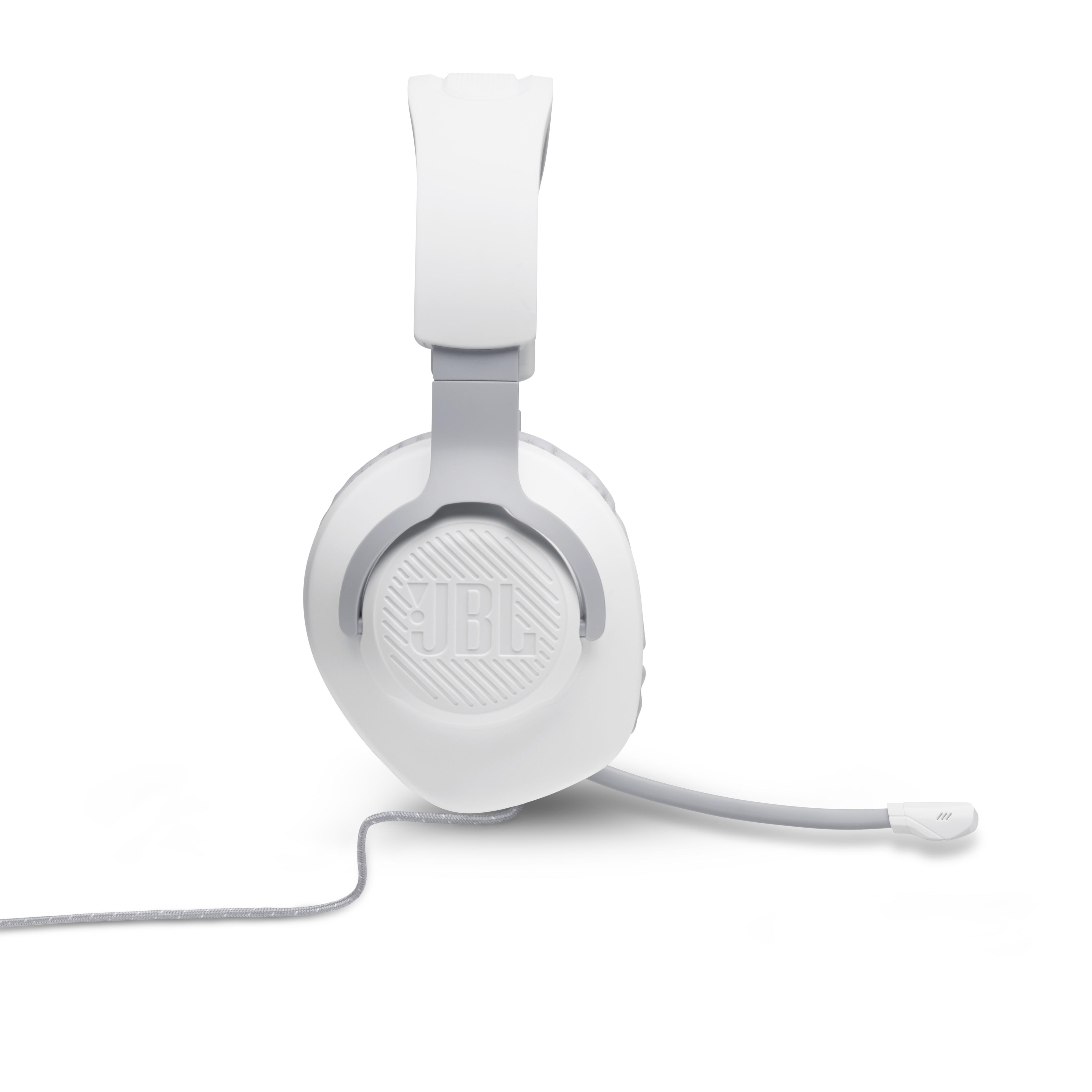 JBL QUANTUM 100, Over-ear Gaming Headset Weiß