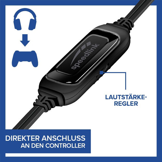 SPEEDLINK Stereo Headset Legatos SL-450302-BK