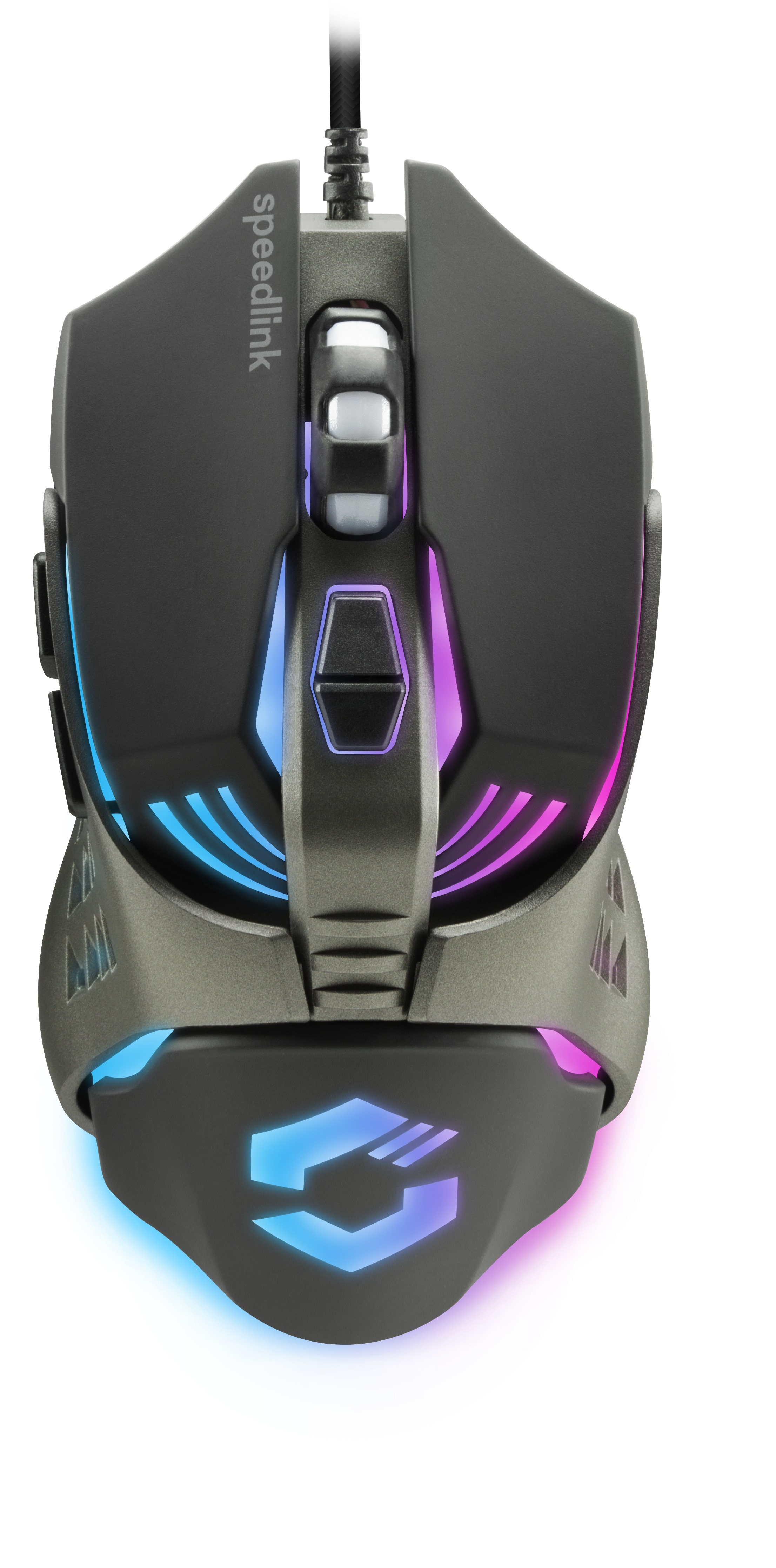 SPEEDLINK TYALO Illuminated Gaming Deskset - DE layout, Gaming Tastatur, Maus & Mauspad, Rubberdome, kabelgebunden, Schwarz