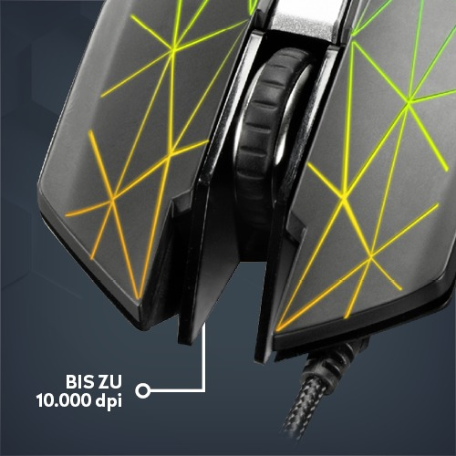 SPEEDLINK Reticos RGB Gaming Maus, Schwarz