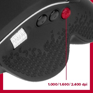 SPEEDLINK LITIKO Ergonomic Mouse Maus, Schwarz