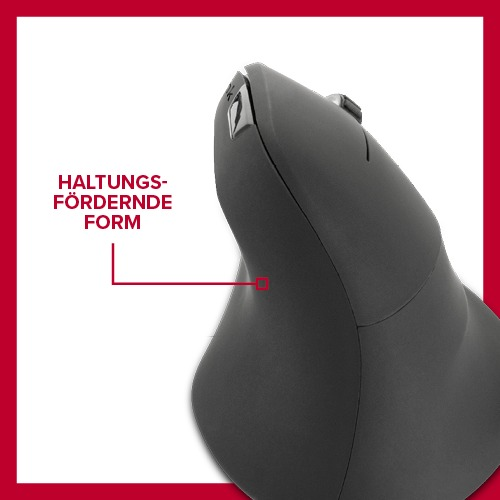 SPEEDLINK PIAVO Ergonomic Vertical Maus, Schwarz