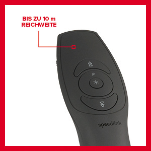 SPEEDLINK SL-600400-BK Presenter, Universal, Universal, PC, Schwarz