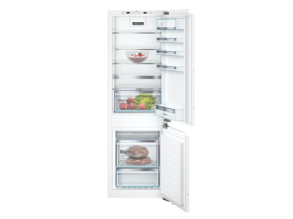 Frigorífico combi - Bosch KIN86AFF0, 177,2 cm, Integrable, 39 DB, No Frost, 273 l, Blanco