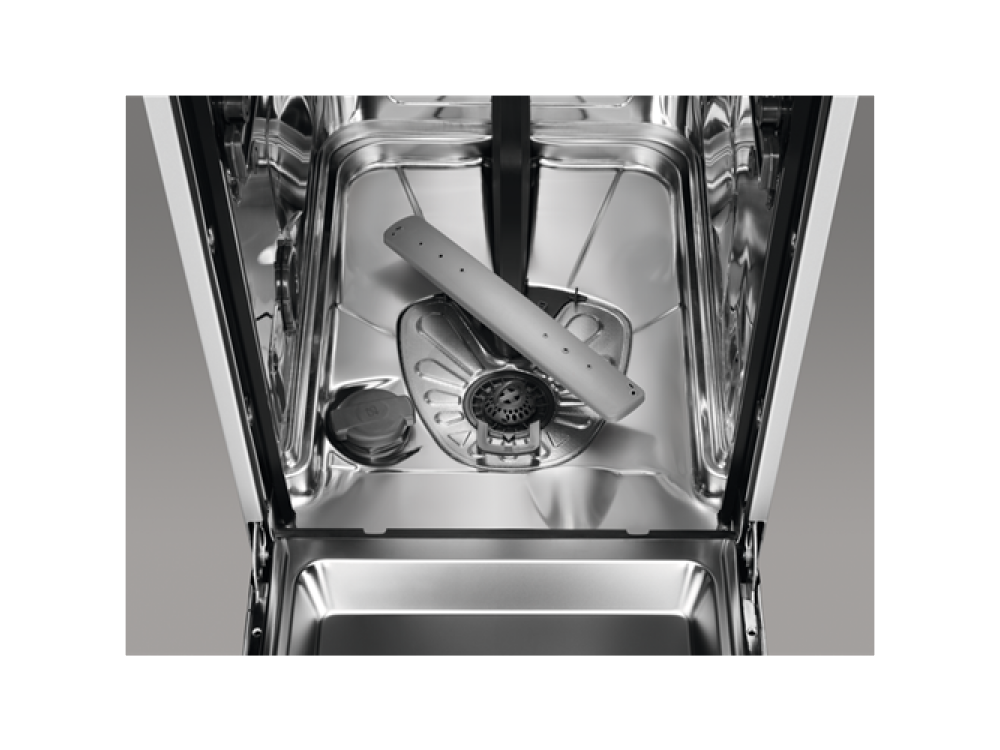 Lavavajillas - Zanussi ZSFN121W1, Libre instalación, 9 servicios, 5 programas, 45 cm, Inverter, Blanco