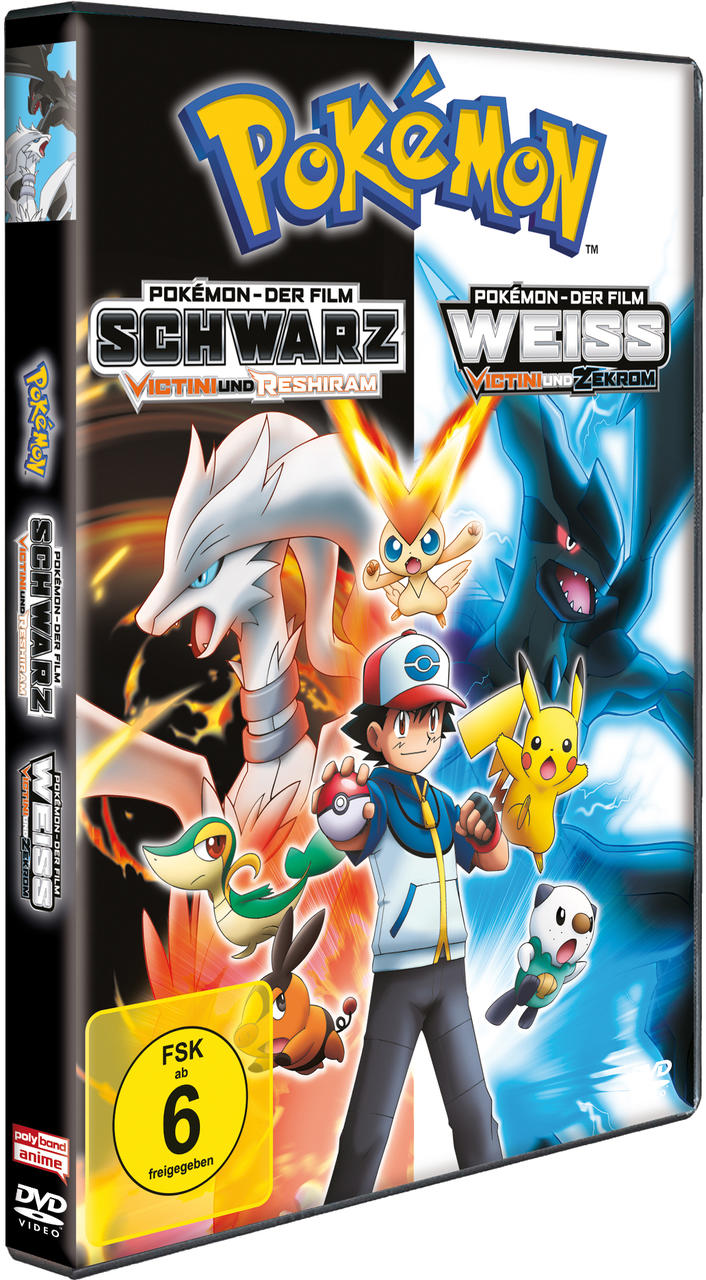Pokémon-DVD-Hülle mit Charakteren und Titel auf Deutsch. Mit Ash, Pikachu und anderen Pokémon.