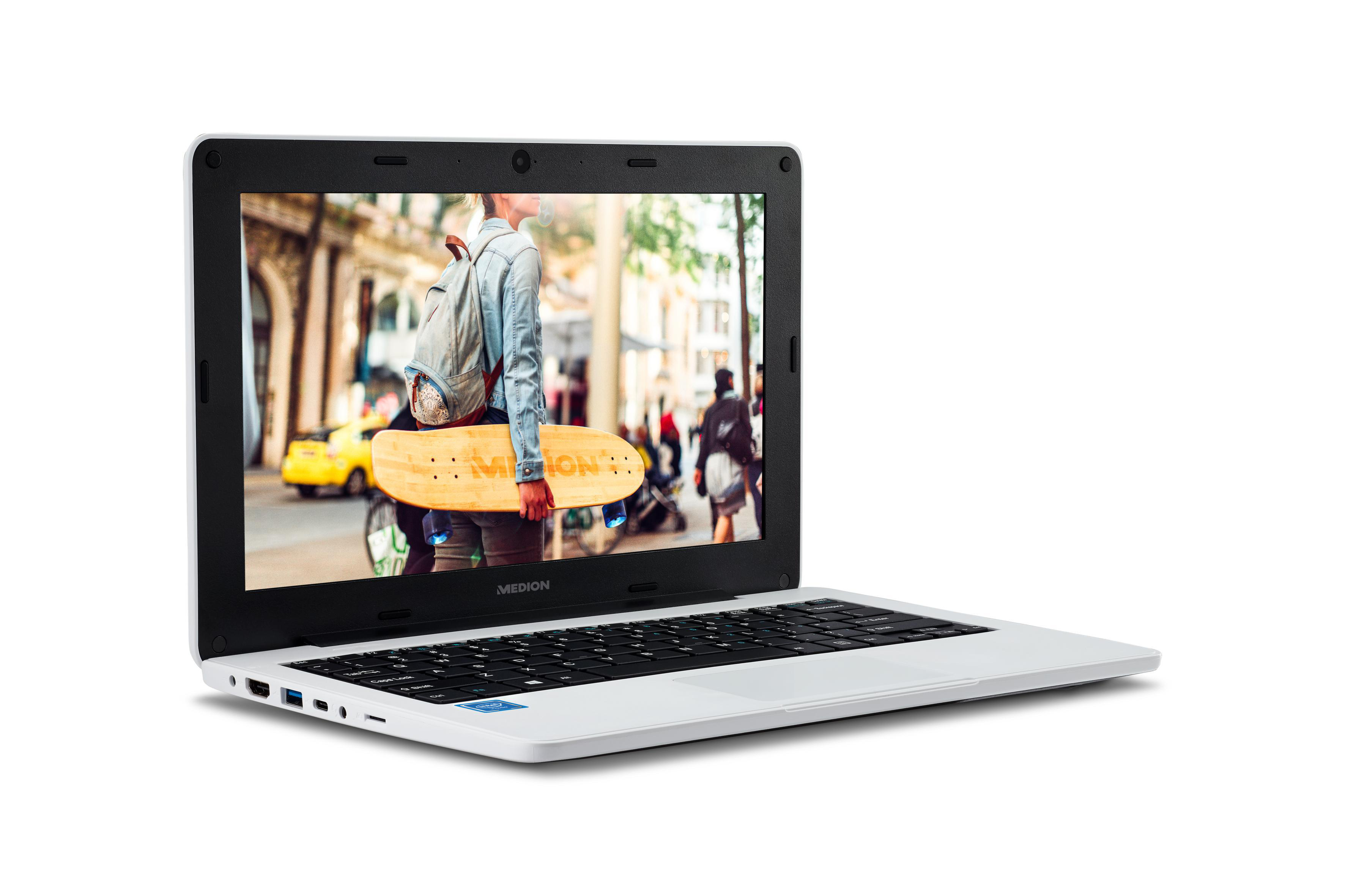 MEDION AKOYA® E11201 (MD61860) - 11,6 Zoll - Intel® Celeron® N3450 - 4 GB - 64 GB - Intel® HD 500 - Windows 10 Pro Education (64 Bit)