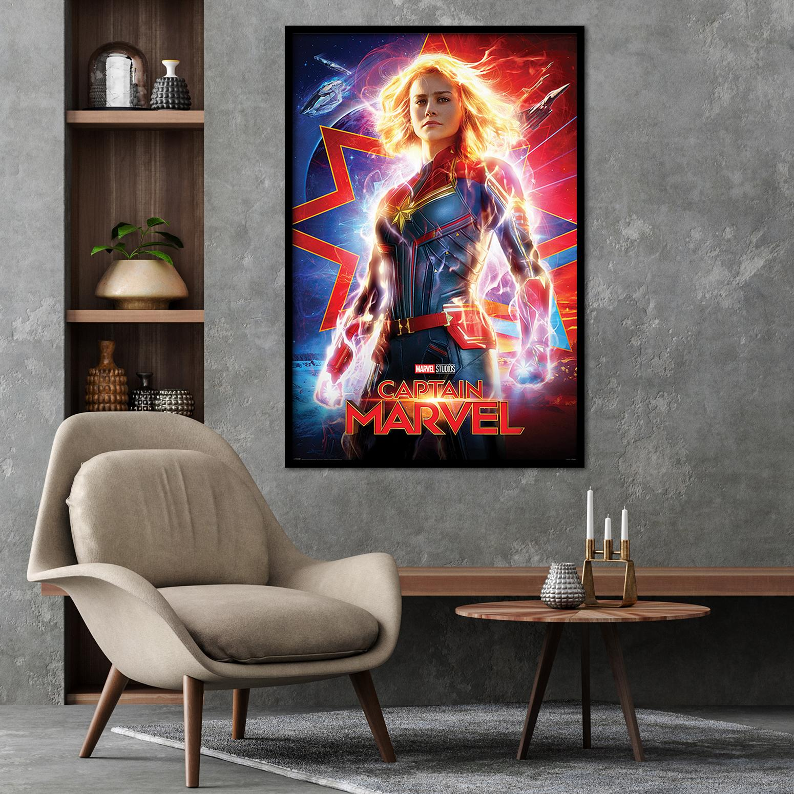PYRAMID INTERNATIONAL Captain Marvel Higher, Further, Faster Poster