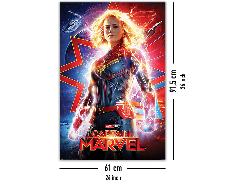 PYRAMID INTERNATIONAL Poster Marvel Faster Further, Captain Higher