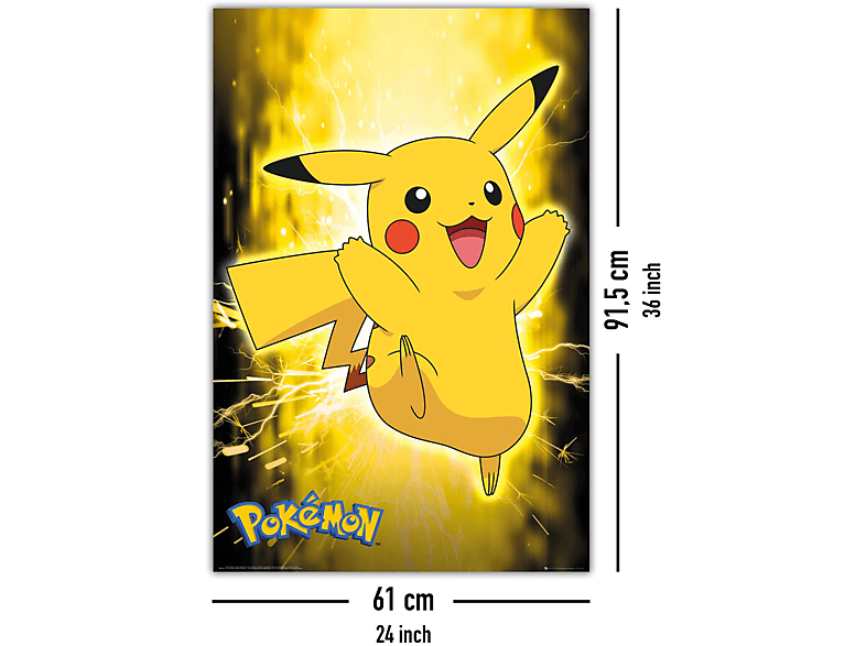 GB EYE Pokémon Poster Pikachu Neon  Großformatige Poster