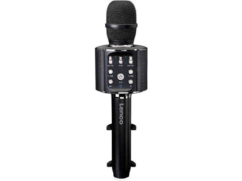 Temerity bevel Grit LENCO Karaoke-microfoon bluetooth Zwart (BMC-090)