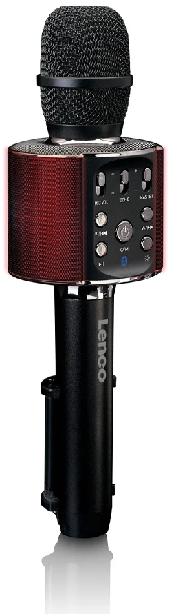LENCO Microphone karaoké Bluetooth Noir (BMC-090)