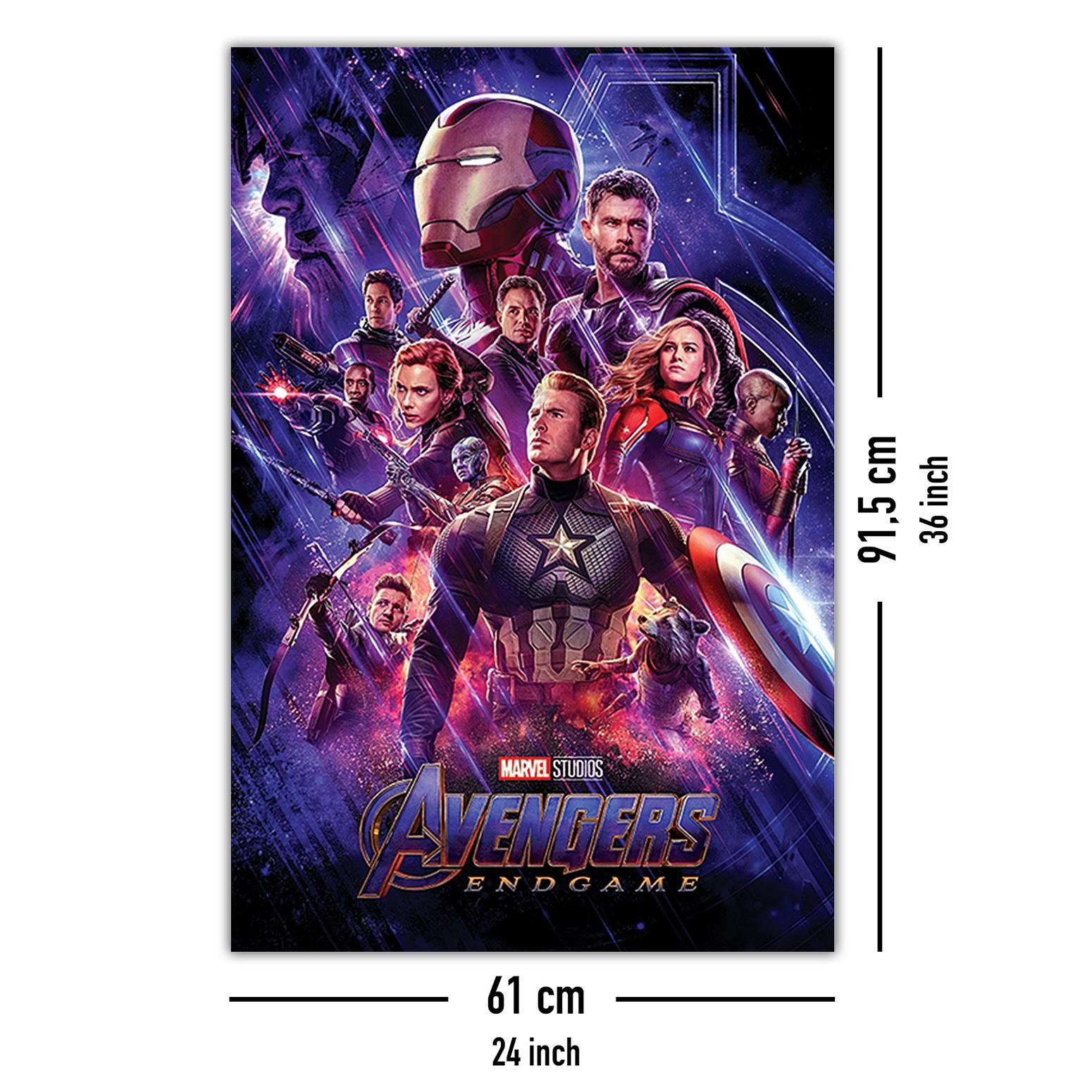 Poster Avengers: INTERNATIONAL One Sheet Poster PYRAMID Endgame Großformatige