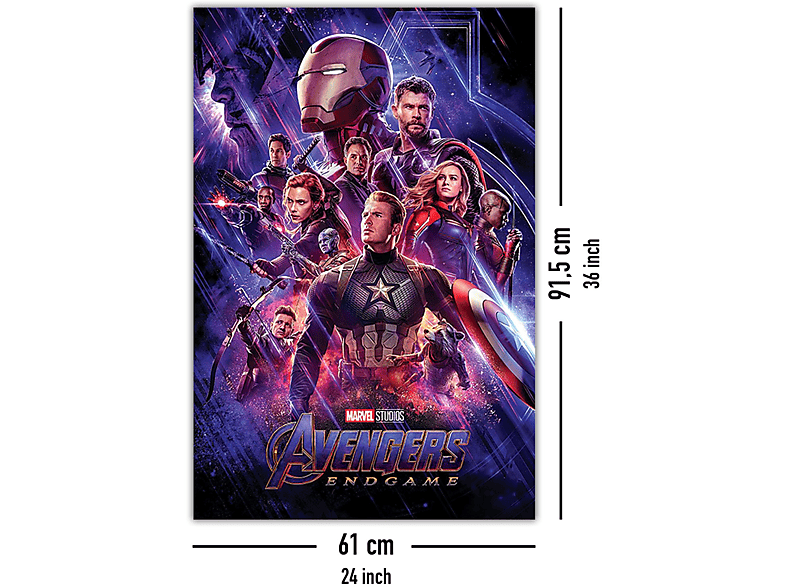 Sheet Großformatige Poster Poster PYRAMID Avengers: Endgame INTERNATIONAL One