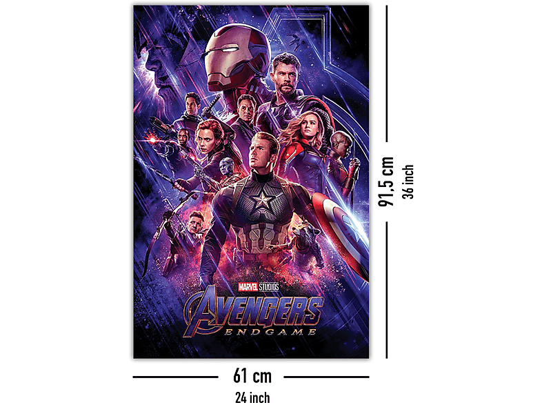 PYRAMID INTERNATIONAL Avengers: Endgame Poster One Sheet Großformatige Poster