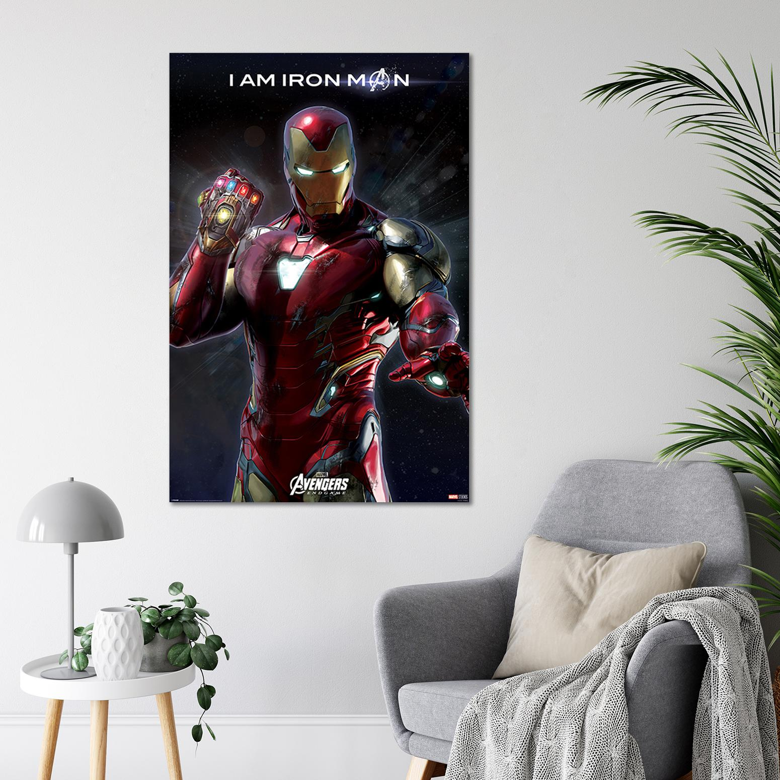 PYRAMID INTERNATIONAL Avengers: Endgame Poster I Iron Großformatige Am Poster Man