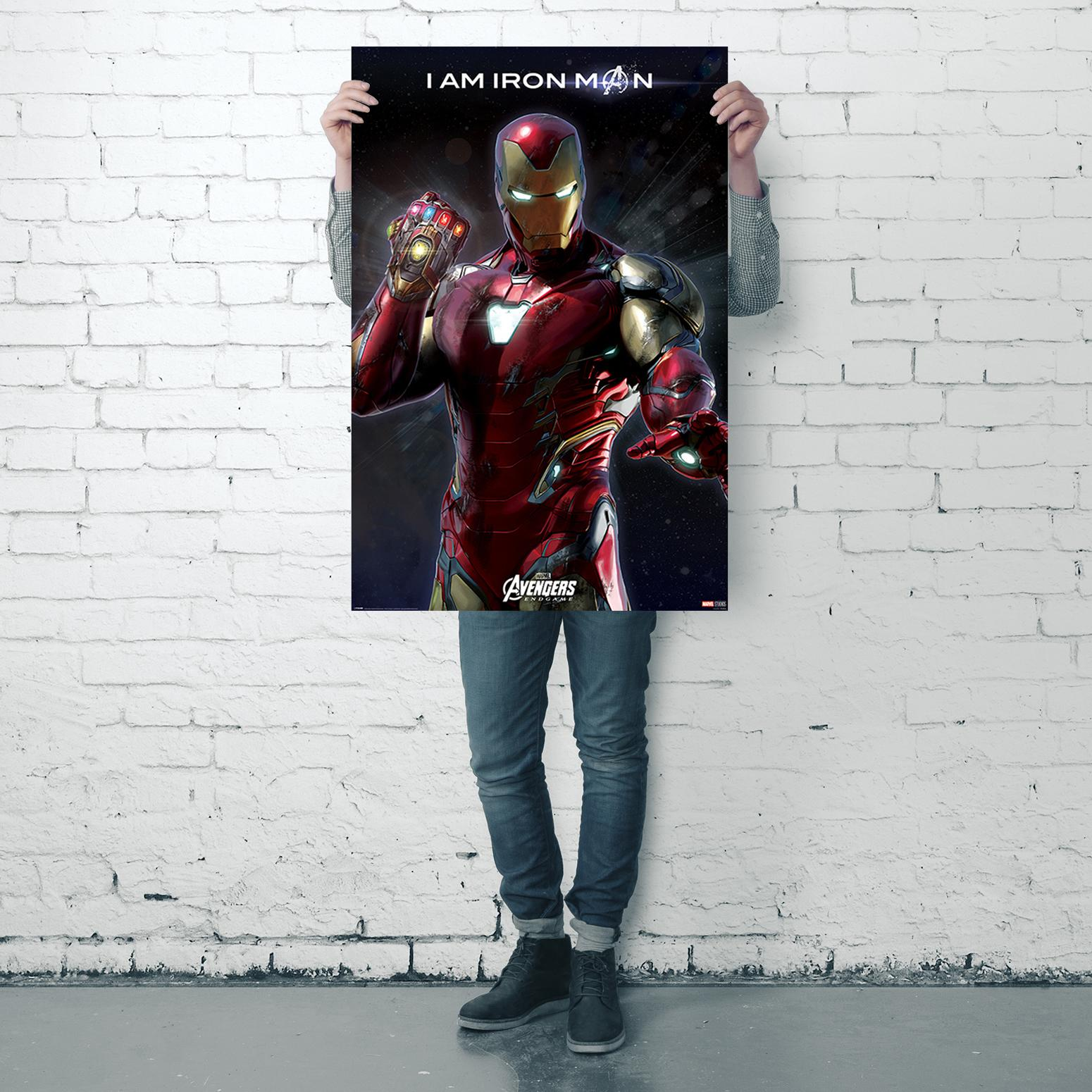 Endgame INTERNATIONAL Am Man Poster I Großformatige Avengers: PYRAMID Iron Poster