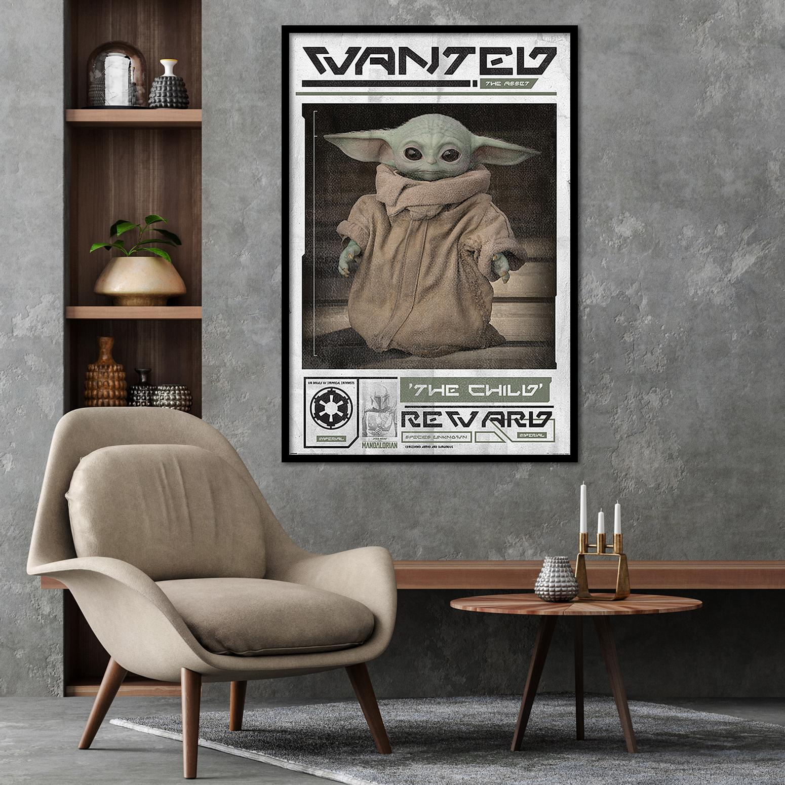 PYRAMID INTERNATIONAL The Mandalorian Yoda Baby The Großformatige Wanted Child Poster