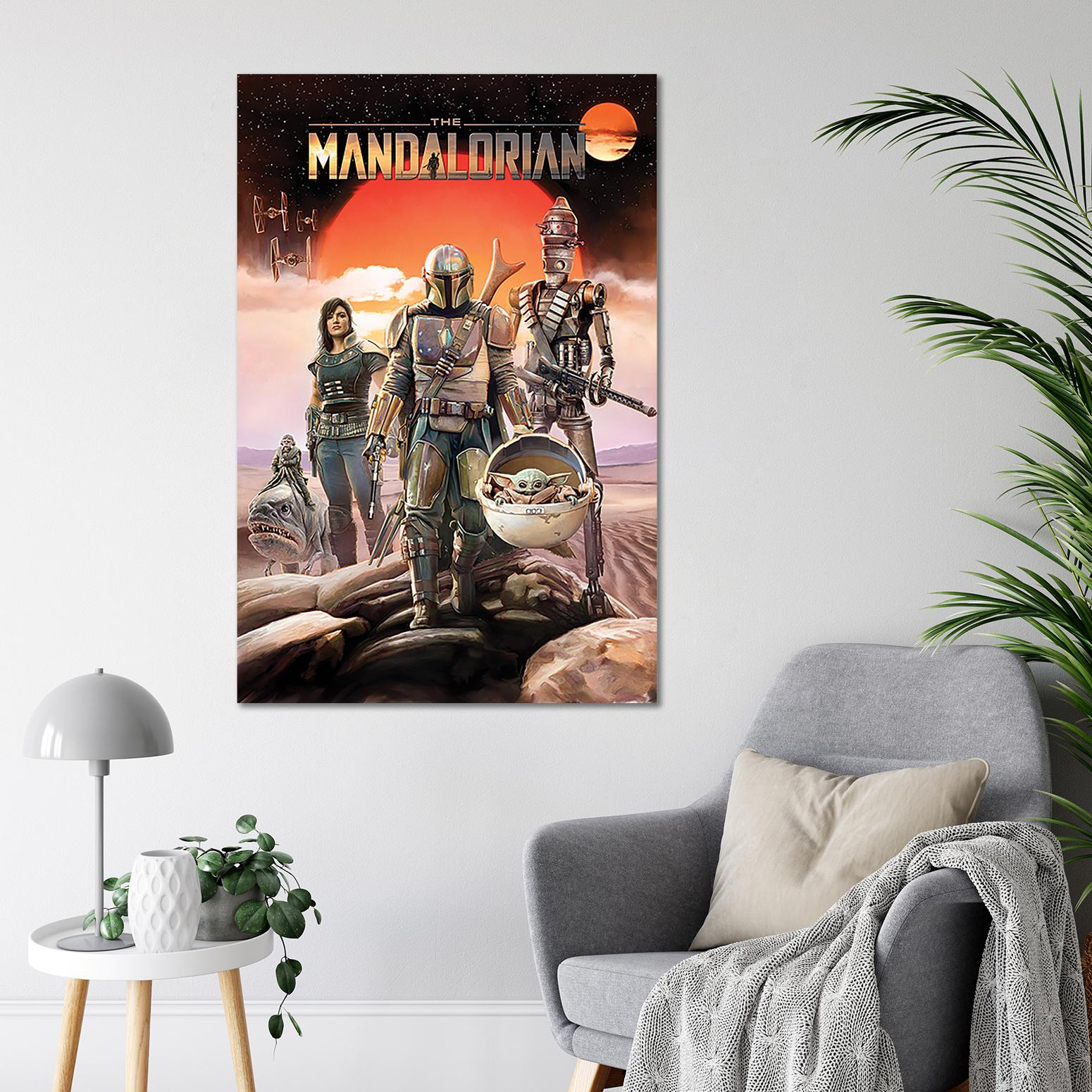 PYRAMID INTERNATIONAL The Mandalorian Poster Group Großformatige Poster