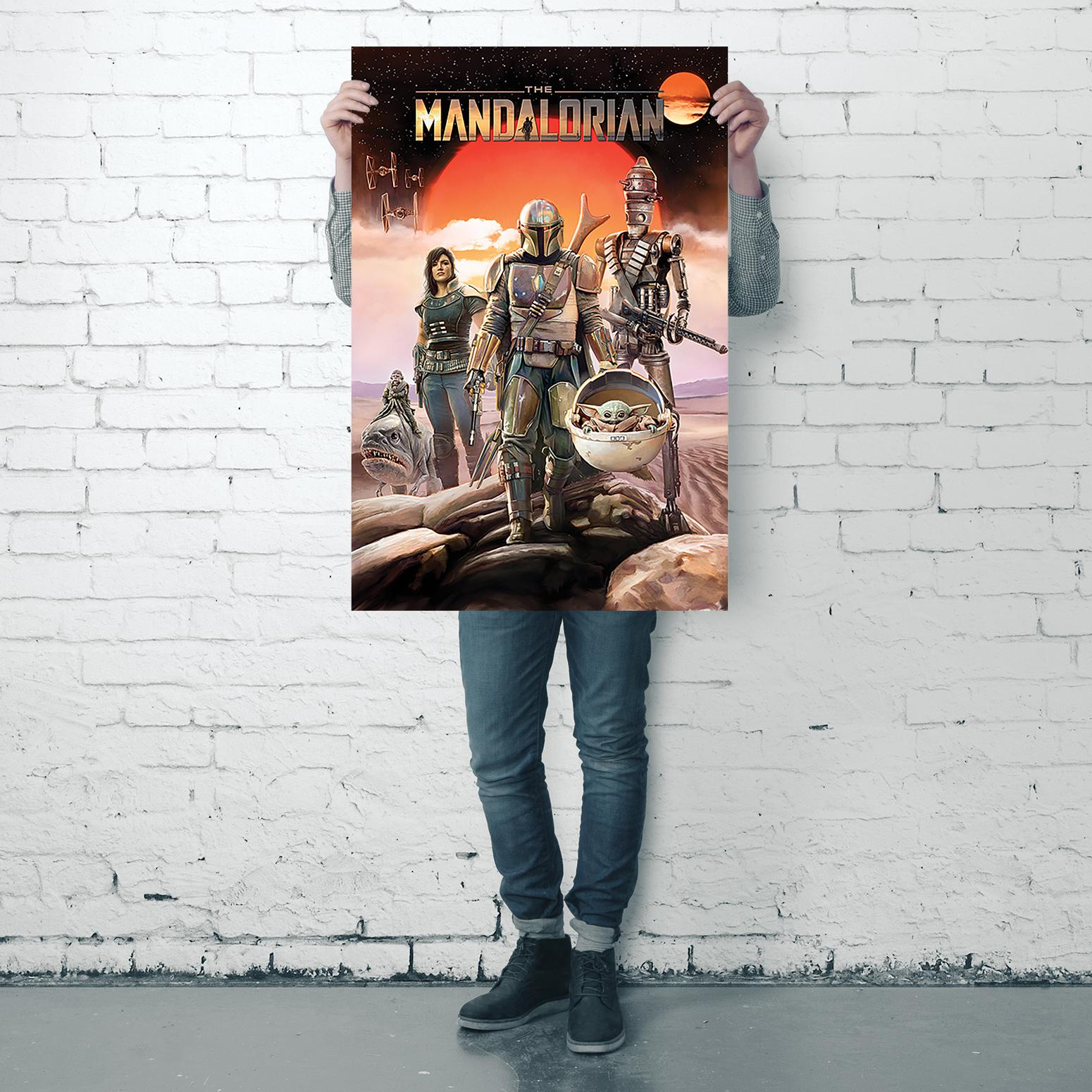 PYRAMID INTERNATIONAL The Mandalorian Poster Group Großformatige Poster