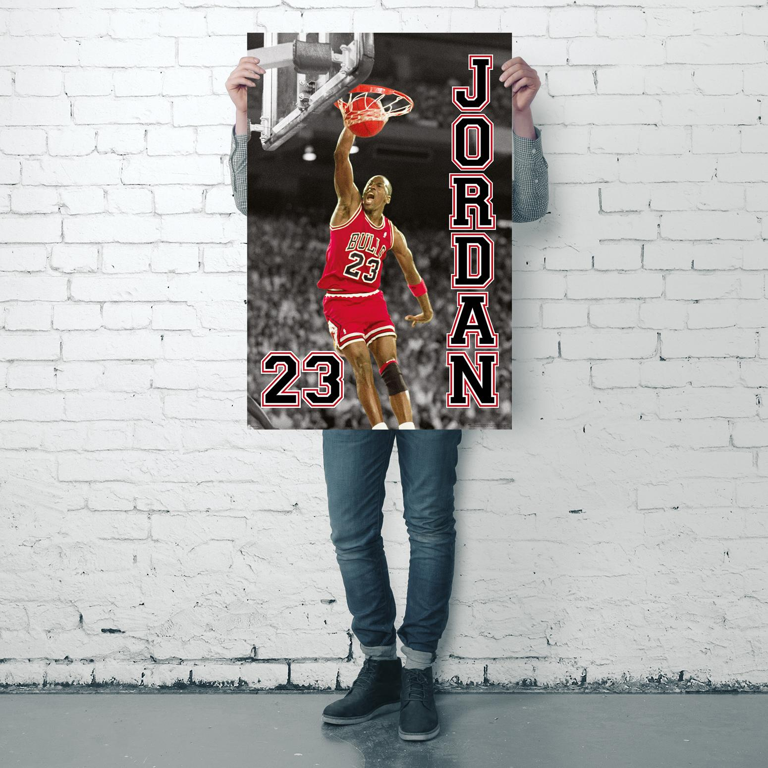 CLOSE UP Michael Jordan Poster 23  Großformatige Poster