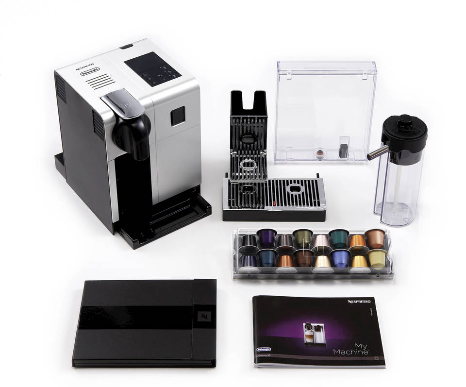 DE LONGHI Nespresso Kaffeemaschine Lattissima Pro EN 750 MB Metall Nespresso-Kaffeemaschine Silber, Metall