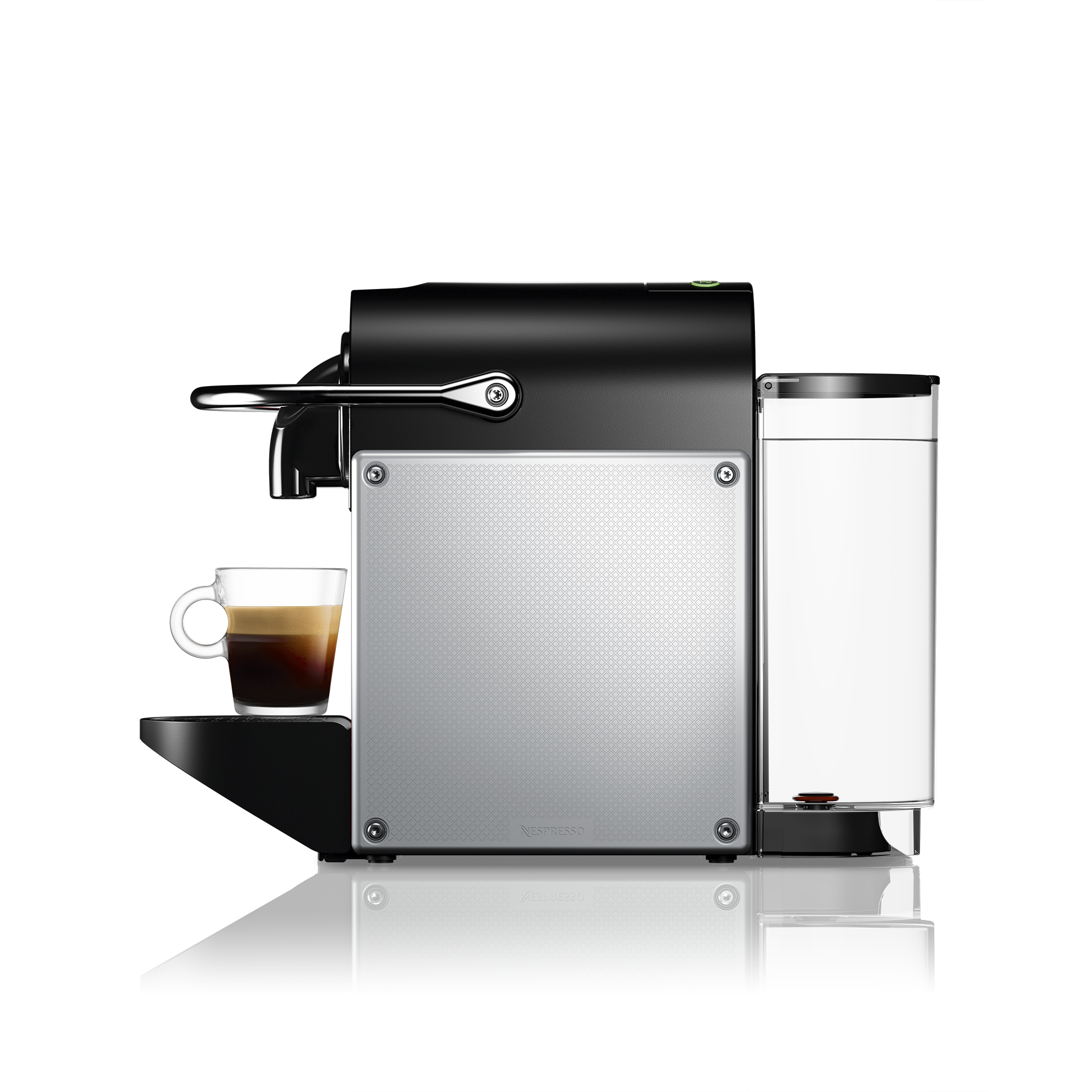 DE LONGHI EN 124 S Pixie Nespresso-Maschine Silber