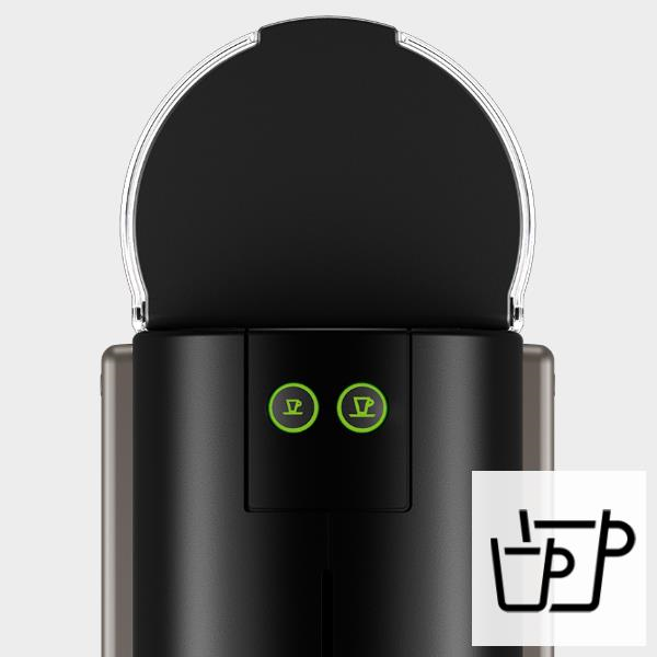 DE LONGHI EN 124 S Pixie Nespresso-Maschine Silber