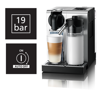 DE LONGHI Nespresso Kaffeemaschine Lattissima Pro EN 750 MB Metall Nespresso-Kaffeemaschine Silber, Metall