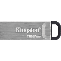 KINGSTON USB Stick DataTraveler Kyson 128GB, USB-A 3.0, Silber (DTKN/128GB
)