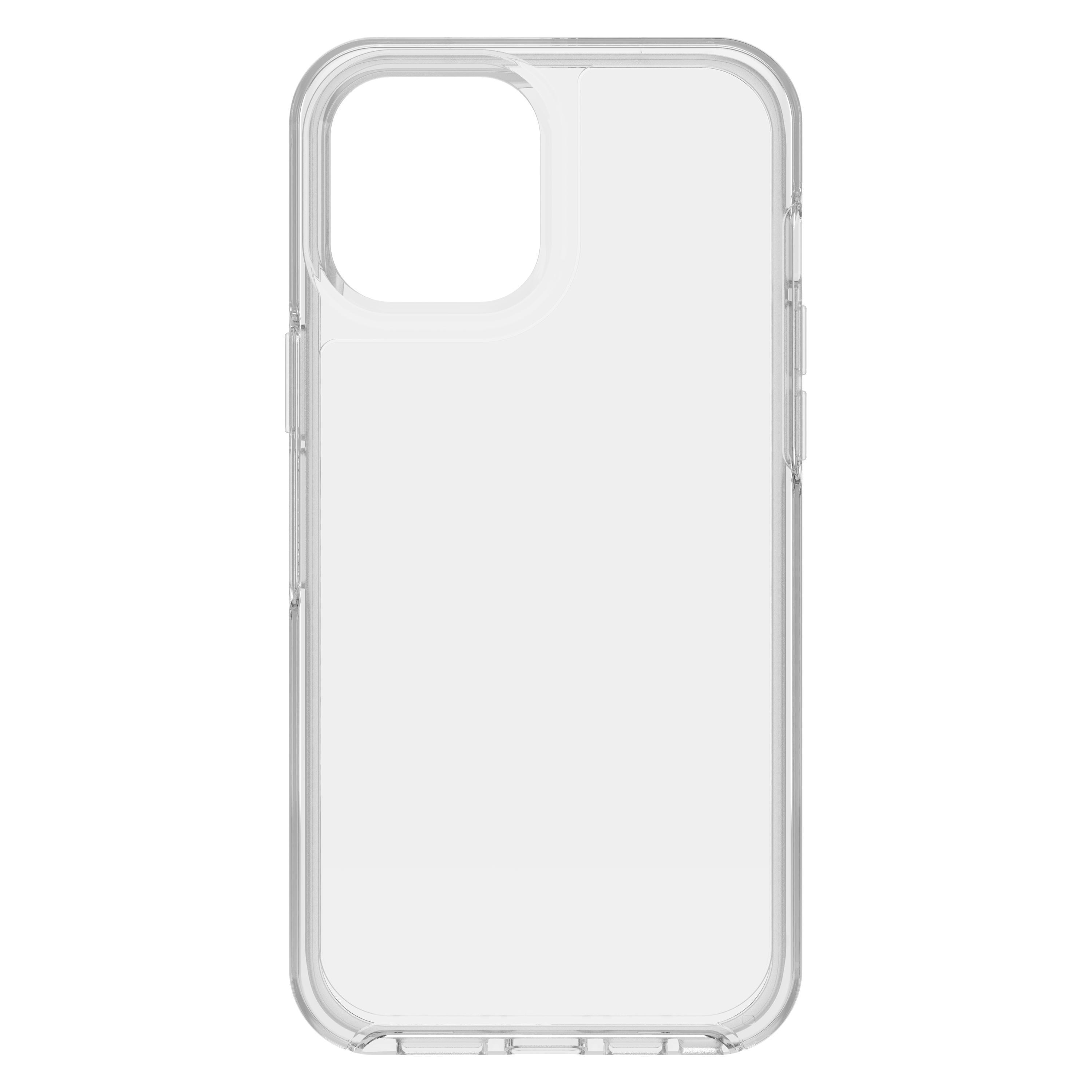 OTTERBOX Symmetry Clear + Alpha Glass, Backcover, Apple, iPhone 12 Pro Max, Transparent