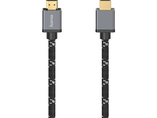 HAMA 205239 UHS HDMI 8K M/M 2M - Câble HDMI (Gris/Noir)