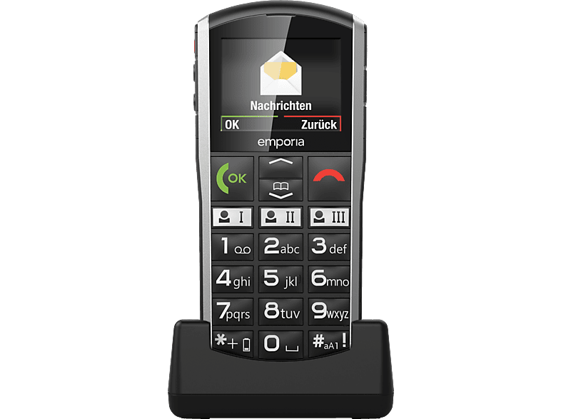 Seniorentelefon, EMPORIA SIMPLICITY Schwarz/Grau