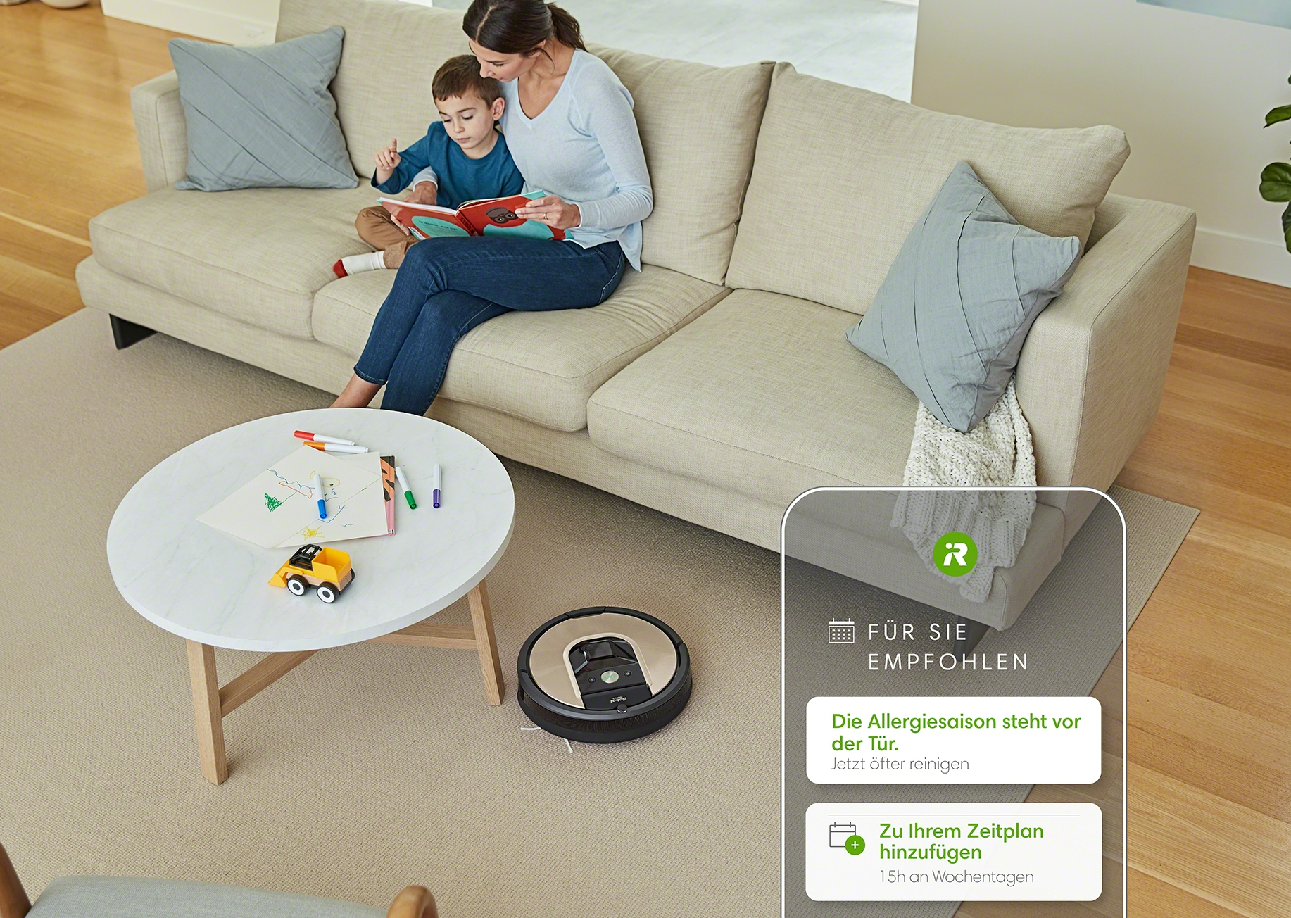 IROBOT Saugroboter Roomba 966, Braun (App-Steuerbar) Saugroboter (Braun)