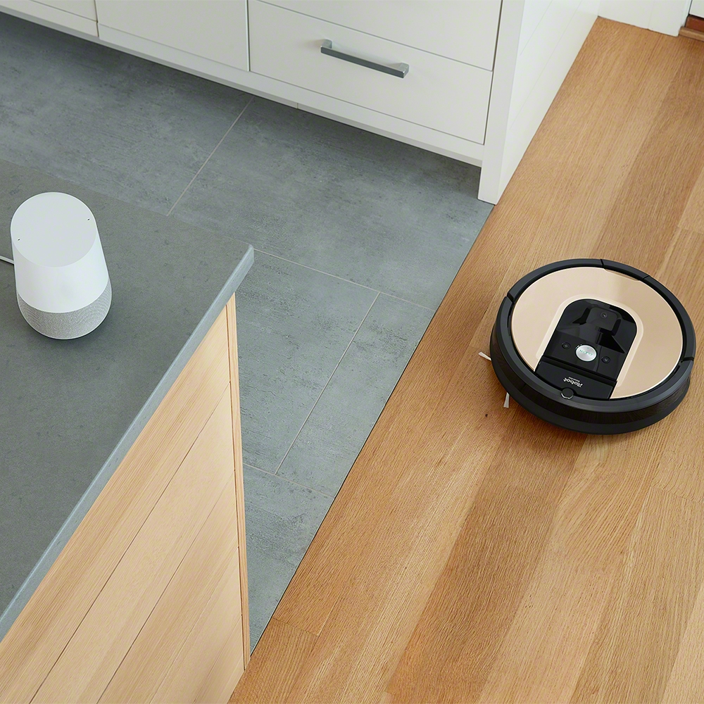 IROBOT Saugroboter Roomba 966, Braun (App-Steuerbar) Saugroboter (Braun)