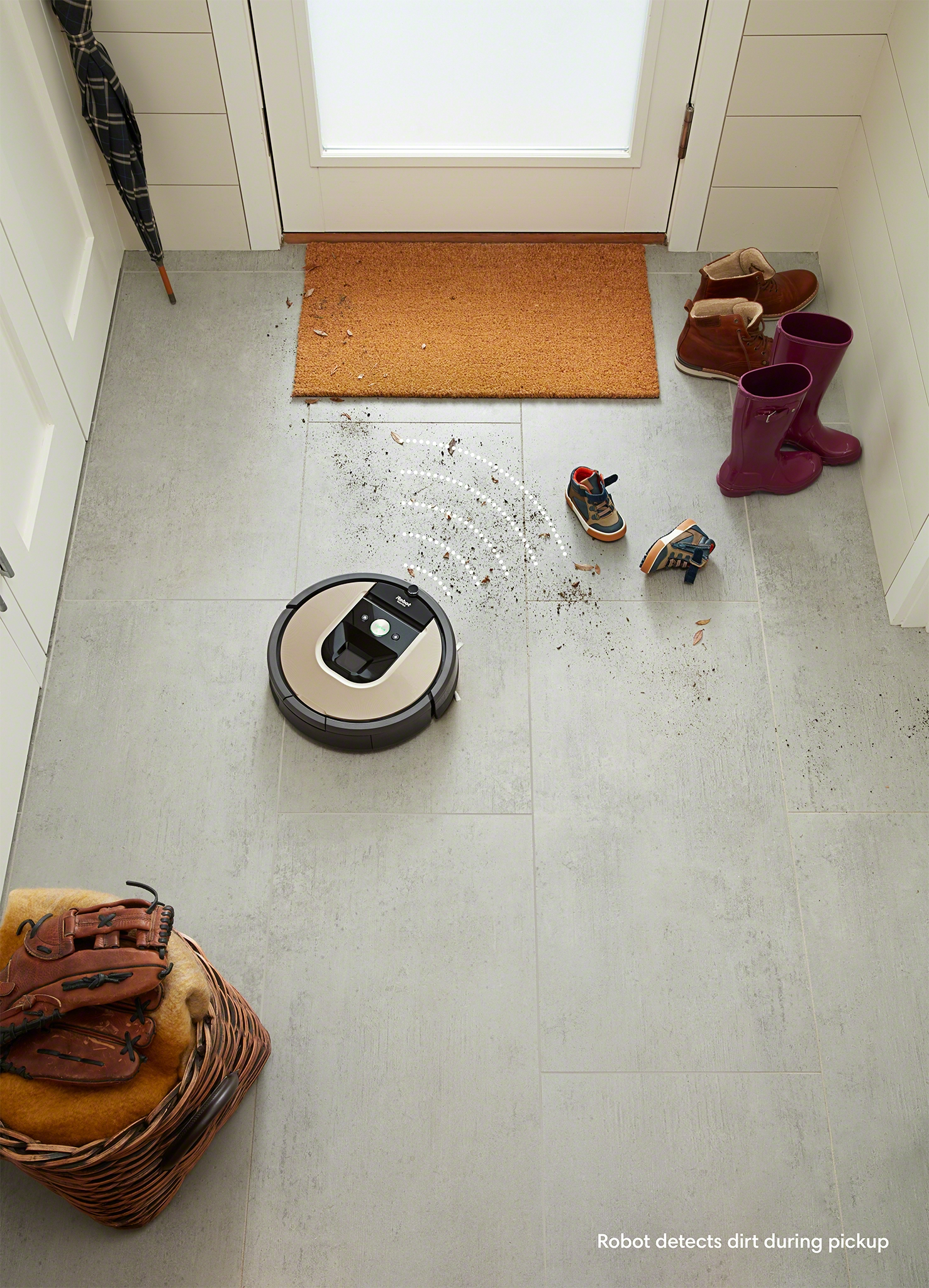 IROBOT Saugroboter Roomba 966, Braun (App-Steuerbar) Saugroboter (Braun)