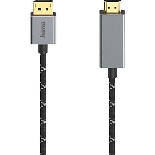 HAMA CABLE DPP/HDMI 4K 1.5M - Câble adaptateur DisplayPort/HDMI (Noir)