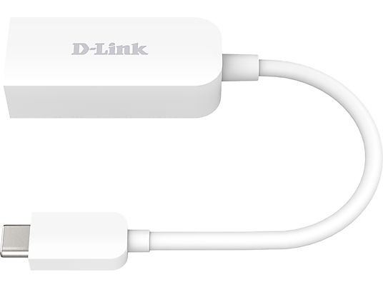 DLINK DUB-E250 - Adattatore Ethernet da USB-C a 2.5G, 160 mm, Bianco
