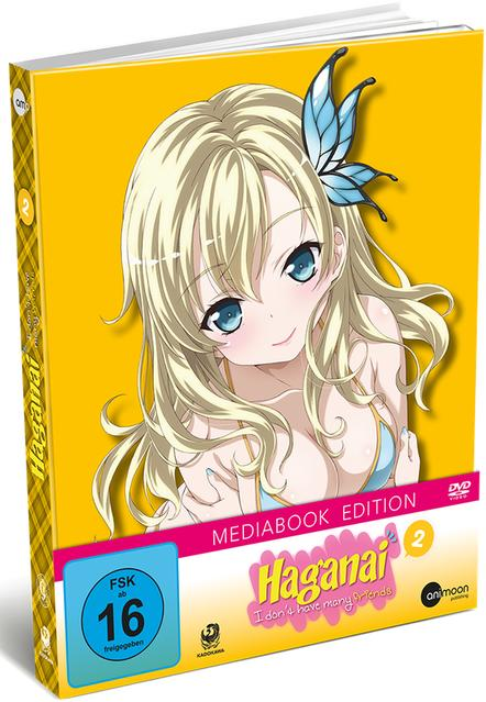 Anime-DVD-Box-Set mit gelbem Hintergrund und Cartoon-Mädchen.
