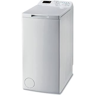 Lavadora carga superior - Indesit BTW S72200 SP/N, 7 kg, 1200 rpm, RapidWash, 13 programas, Blanco