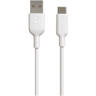 Cable USB - Muvit MCUSC0022, De USB Tipo C, Para múltiples fabricantes, 0,2 m, Blanco