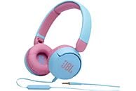 JBL Jr310 - Cuffie (On-ear, Blu/Rosa)